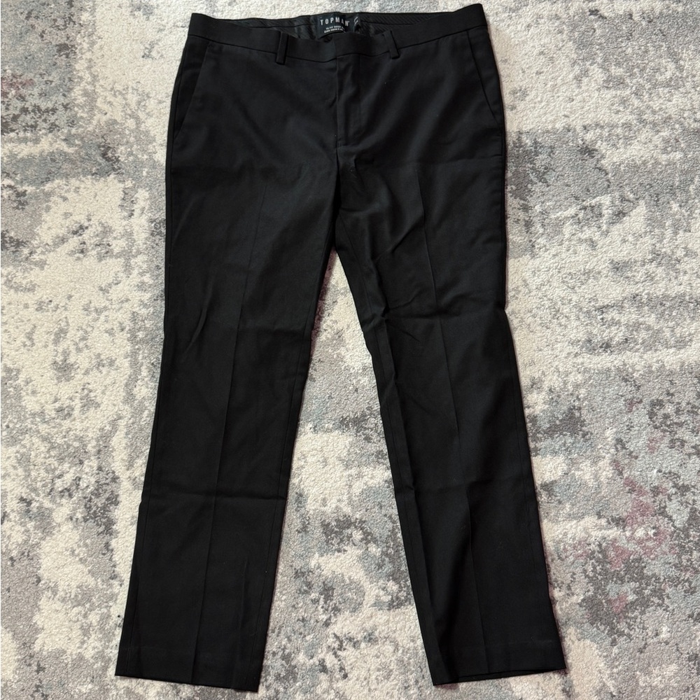 Topman Classic Black Dress Trousers